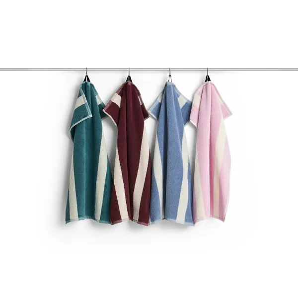 Stripe Towel 40x60 cm Petrol Blue