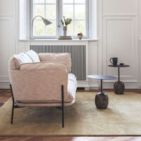 Lato LN9 Bord Oval Warm Black / Emparador Marble
