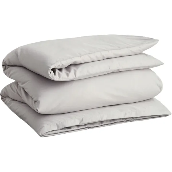 Sateen Påslakan 220x220 cm Moon Grey