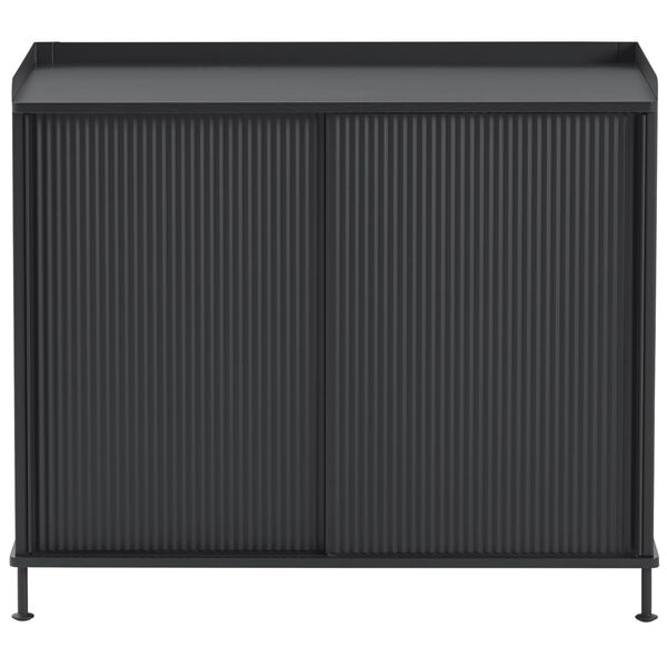 Enfold Skænk 45x100 cm Sort / Antracitgrå