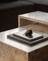 Plinth Low Sofabord 100x60 cm Kunis Breccia Marmor