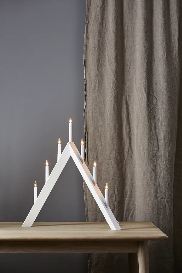 Arrow Candlestick White