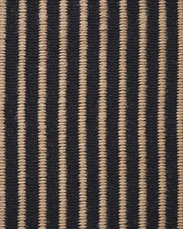 Line Tæppe 170x240 cm Sort