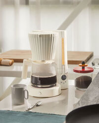 Plisse Kaffebryggare Vit