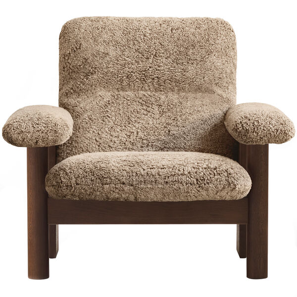 Brasilia Lenestol Walnut / Sheepskin Sahara