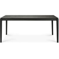 Oak Bok Spisebord Forlengbar Svart 180-280x100 cm