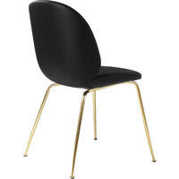 Beetle Stol Klädd Brass Base/ Sierra Black