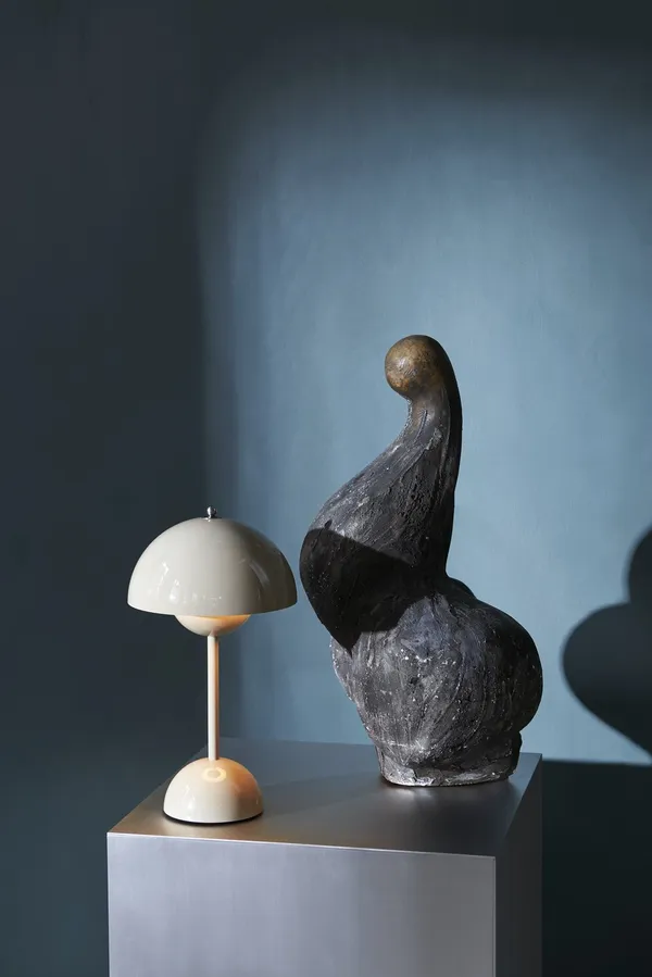Flowerpot VP9 Bordlampe Bærbar Grey Beige