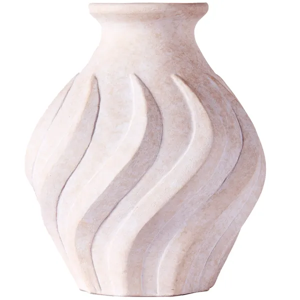 Swirl Vas Stor Vit