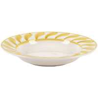 Swirl Dyb Tallerken 22 cm Gul