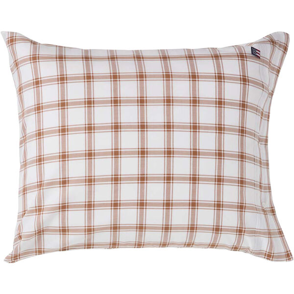 Checked Örngott 50x60 cm Vit / Fudge