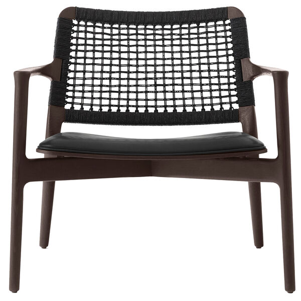 Cabin Loungestol Mørk Eg / Black Leather