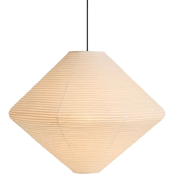 Paper Shade Diamond 80 Lampeskærm Classic White