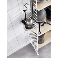 String Gavle Gulv 30x200 cm 1-pak Hvide