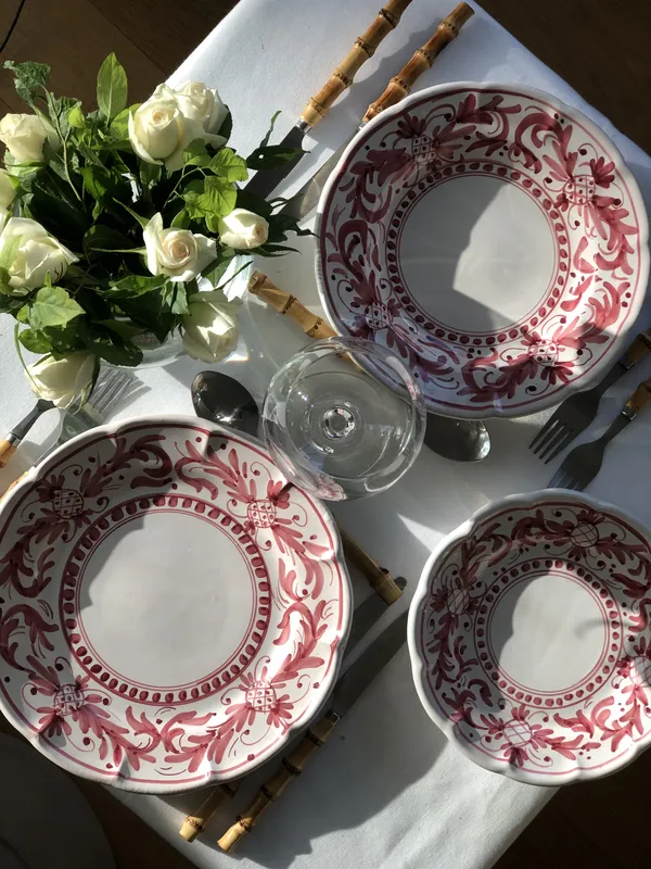 Positano Salaattilautanen 20 cm Punainen
