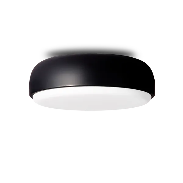 Over Me Væg/Loftlampe Ø40 Mat Sort