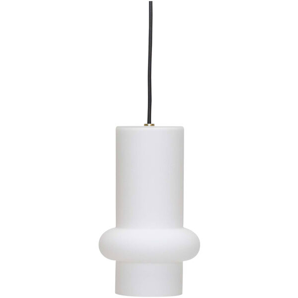 Pilule Down Pendant Matte White
