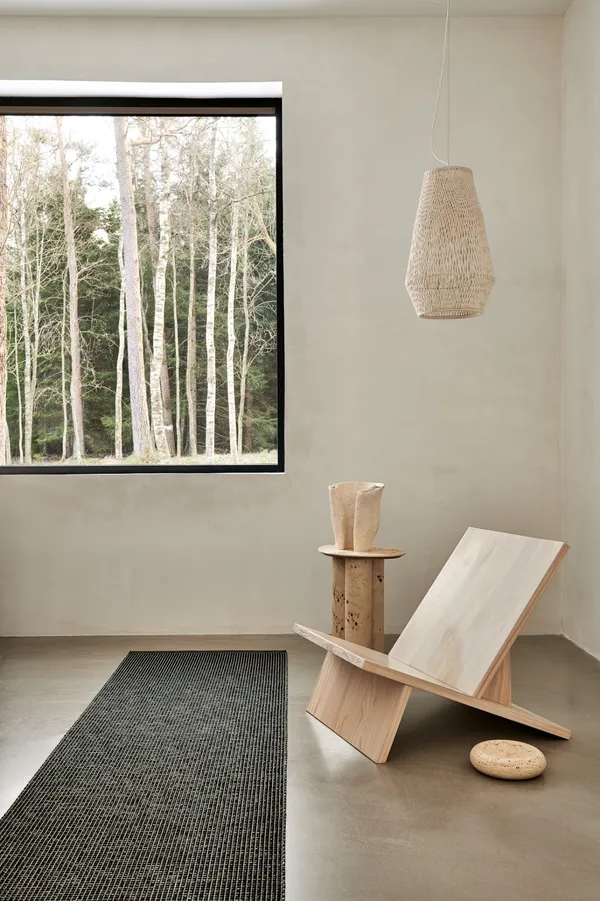 Emm Teppe 70x180 cm Sort