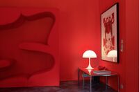 Panthella 400 Bordslampa Opalvit