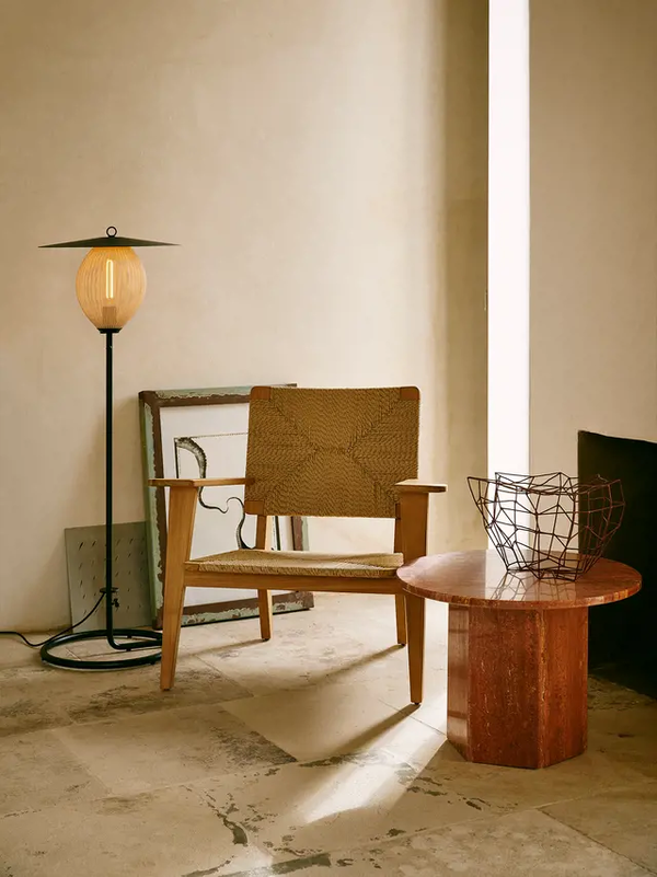 Satellite Gulvlampe Utendørs Cream White Semi Matt