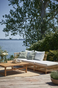 Julian Soffbord Teak 120x120 cm