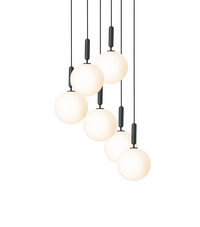 Miira 6 Lysekrone 470 mm Rock Grey / Opal