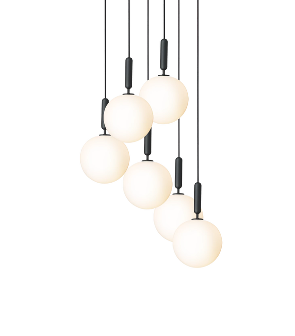 Miira 6 Lysekrone 470 mm Rock Grey / Opal