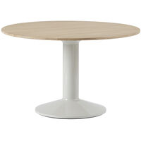 Midst Spisebord Ø120 cm Oljet Eik / Grå