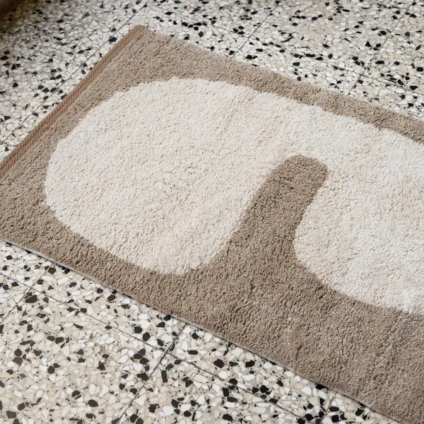 Lay Washable Matta 50x70 cm Taupe/Off-white