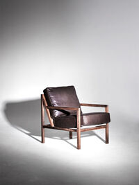 Seventy Five Wood Lænestol Valnød / Læder