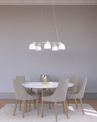 Bird Lysekrone Ø95 cm Opal / Sand