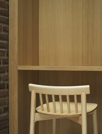 Pind Barstol 65 cm Klarlakkert Ask