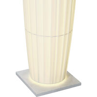 Colonne Golvlampa Vit / Vit Marmor