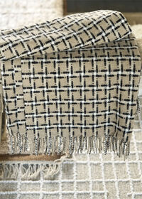 Clarendon Natural Plaid 140x185 cm