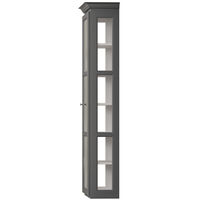 V4 Vitrineskap Anthracite