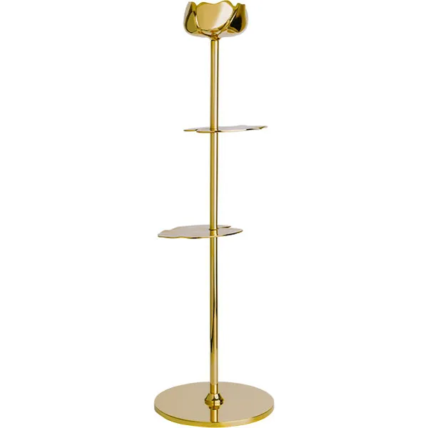 Ninfea Alta Kynttilänjalka Kulta 40 cm