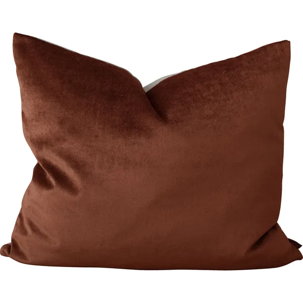 Focus Recycling Linen/Velvet Kudde 50x60 cm Rust Red