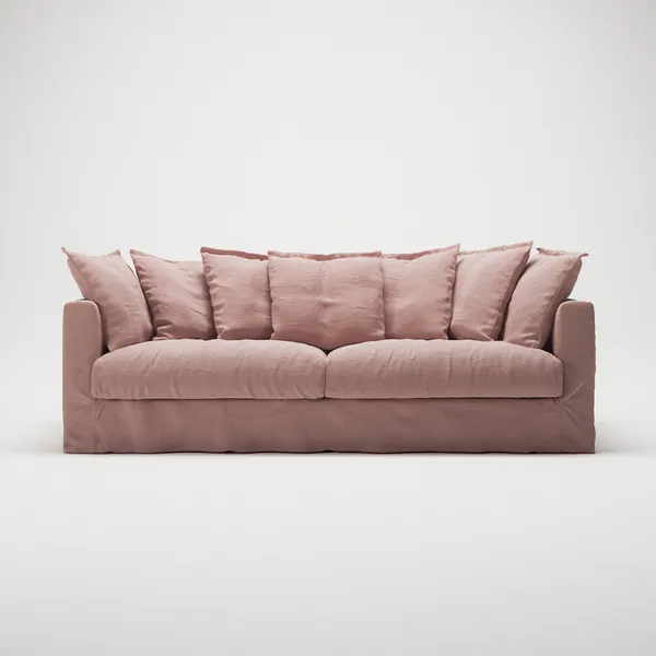 Le Grand Air 3-Seter Sofa Lin Tender Blush