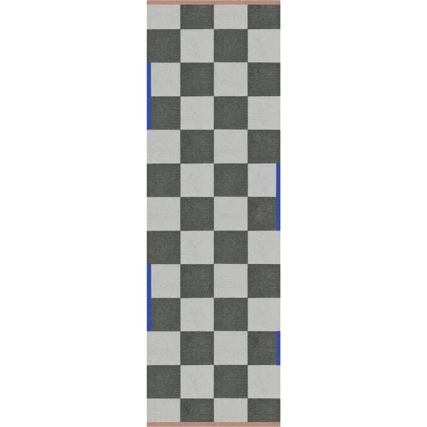 Square Plastmatta 77x240 cm Olivgrön