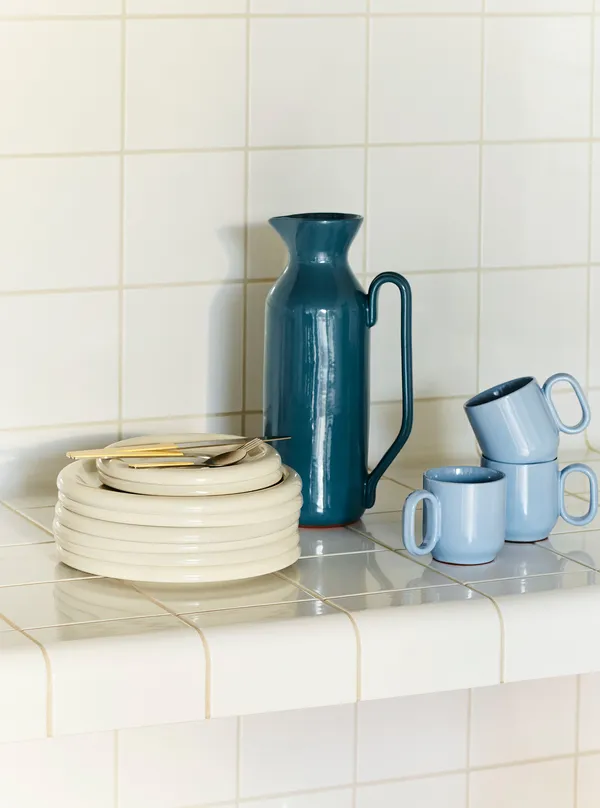 Barro Plate Set of 2 Ø18 cm Offwhite