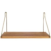 Single Hylde 20x60 cm Olieret Eg / Messing