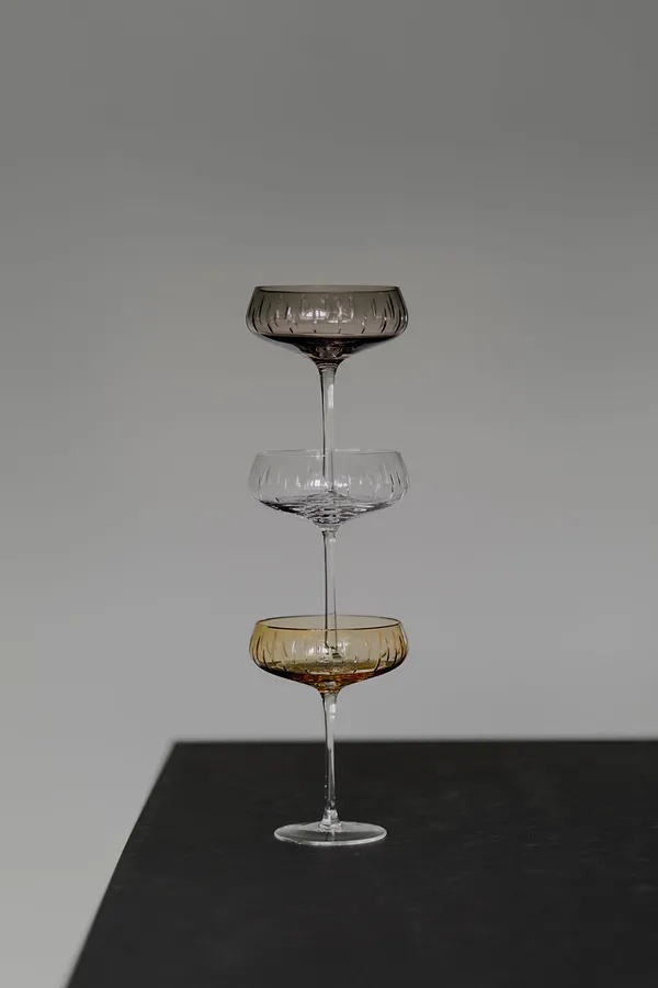 Single Cut Champagnekupa Rök