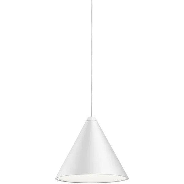 String Light Cone Pendel 12M Dimbar Med Casambi Vit