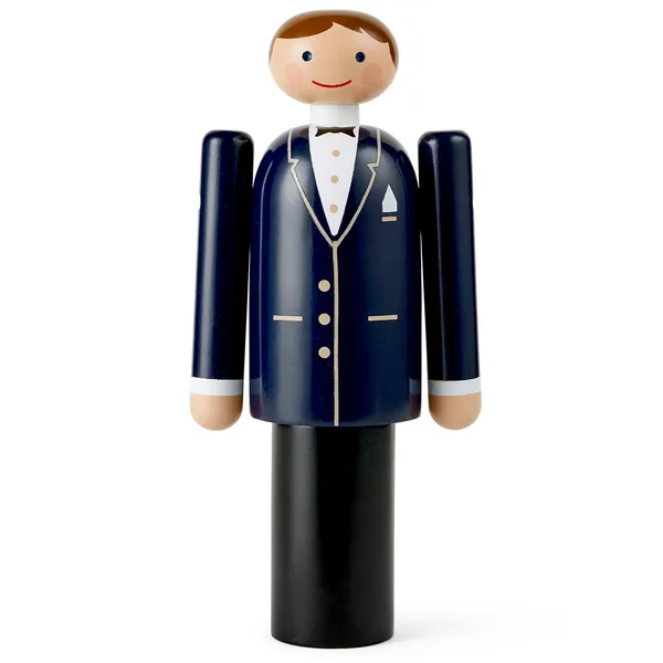 Groom Trefigur Svart/Svart / Hvit