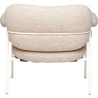 Bollo Lænestol Pearl White Ben / Stof Barnum Sand