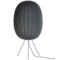 Knit-Wit Gulvlampe Høj Oval 65 cm Sort