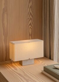 Nonna Bordslampa 24 cm Aluminium / Sand