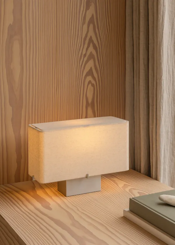 Nonna Bordslampa 24 cm Aluminium / Sand