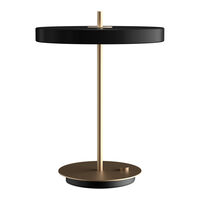 Asteria Bordlampe Sort