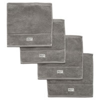 Premium Håndklær 30x30 cm 4-pk Concrete Grey